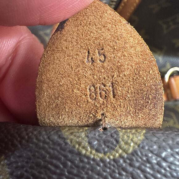 Louis Vuitton Vintage Monogram Sac Souple 45 Duffle Bag Boston Travel - Picture 6 of 16